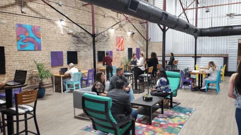 Remote Workers Gathering Together in The Rise Co-Working Space
