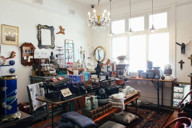 trinkets in a room