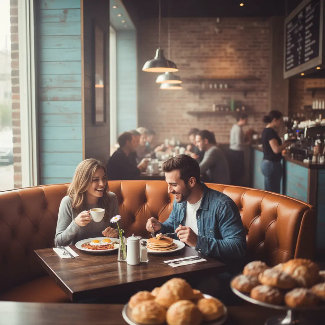Morning coffee culture at Seguin's local breakfast spots and cafes