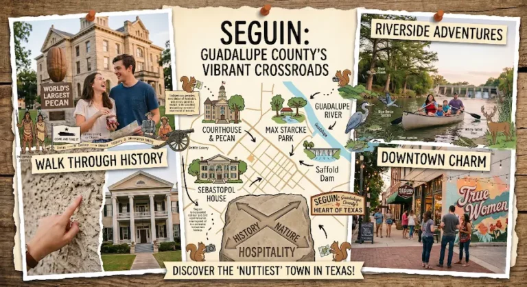 Seguin, Texas sits at the crossroads of history, nature, and Texas hospitality in the heart of Guadalupe County.